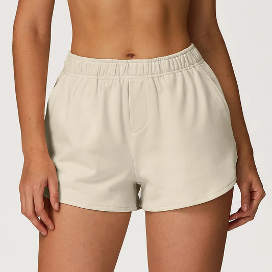 EaseFit Drawstring Yoga Shorts