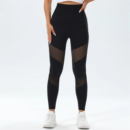 Seamless Hollow Yoga Leggings
