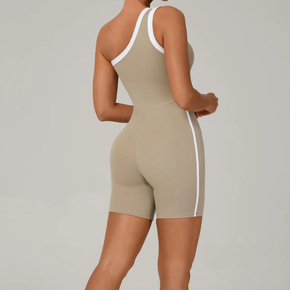 MonoFlex One-Shoulder Tennis Jumpsuit