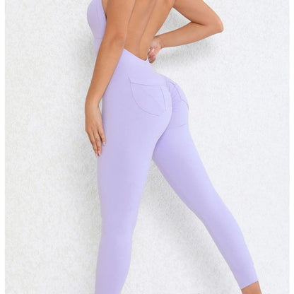 Backless Jumpsuit – Sporty One-Piece Overalls