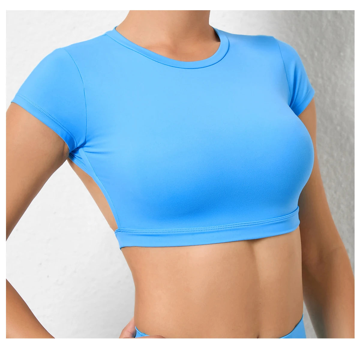 Open-Back Gym Top