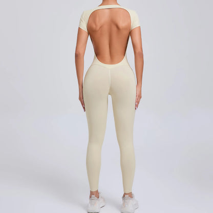 FlowSculpt Bodysuit – Yoga, Fitness & Cycling Ready