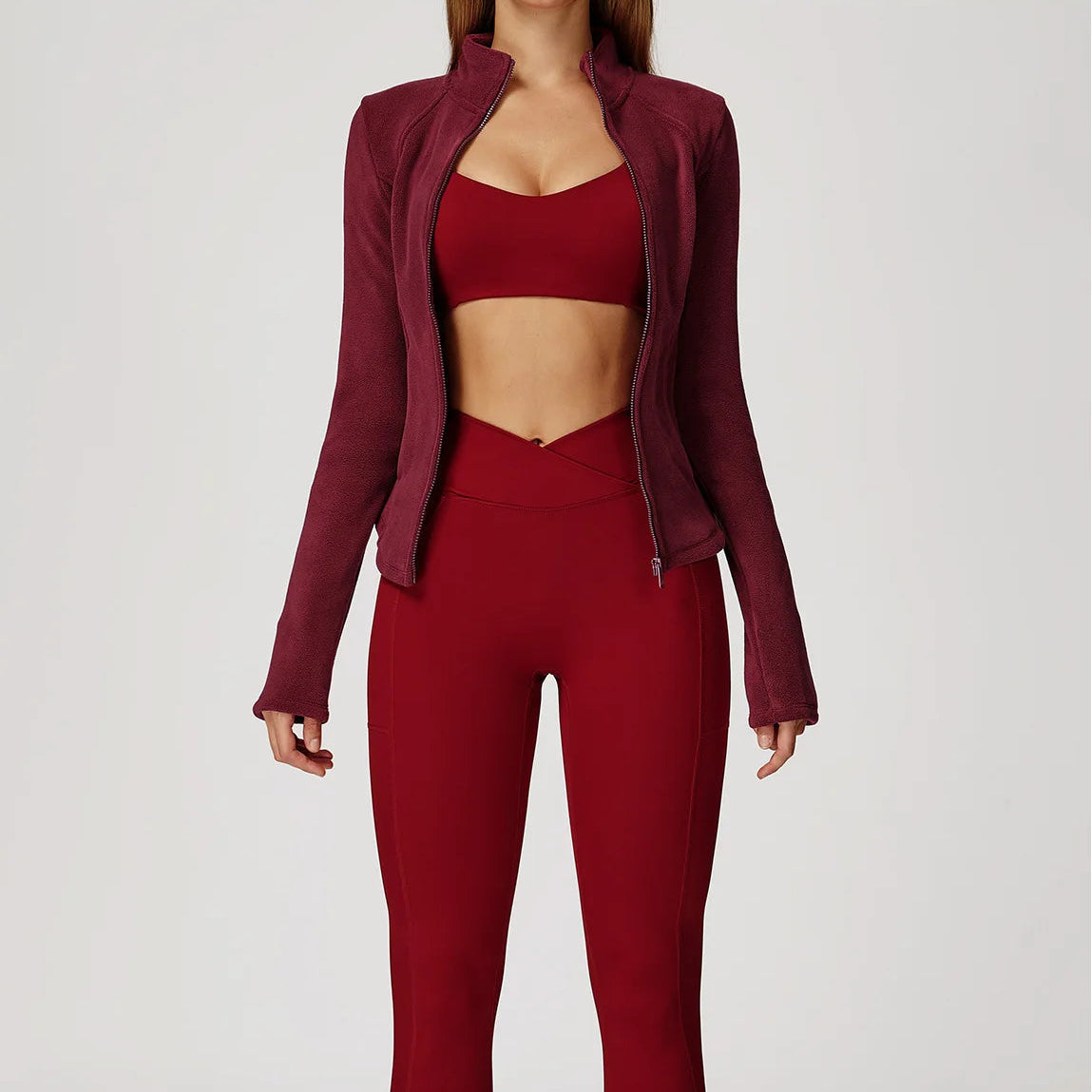 CozyFleece Warm Yoga Jacket