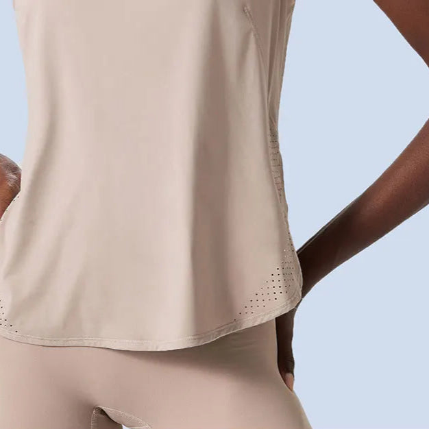 Sleeveless Quick-Dry Yoga Loose Tank top