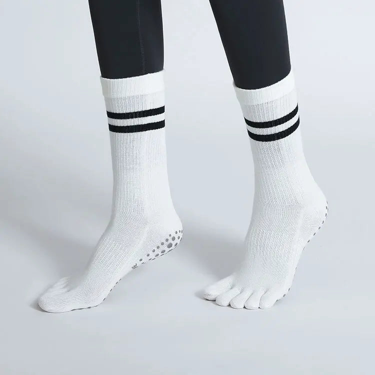 GripFit Five-Toe Yoga Socks