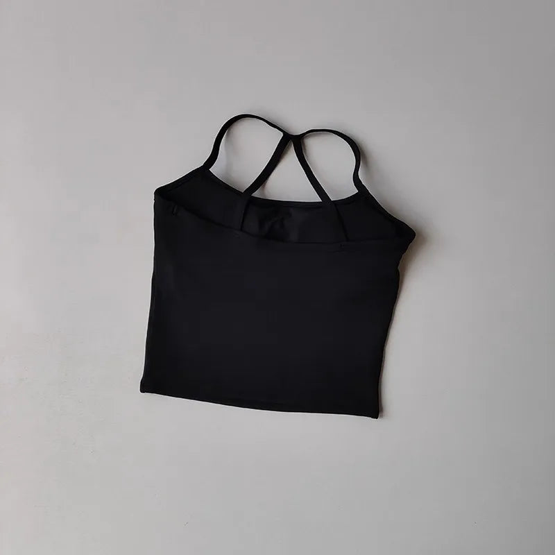 Women’s Slim Fit Nude Yoga Sports Top