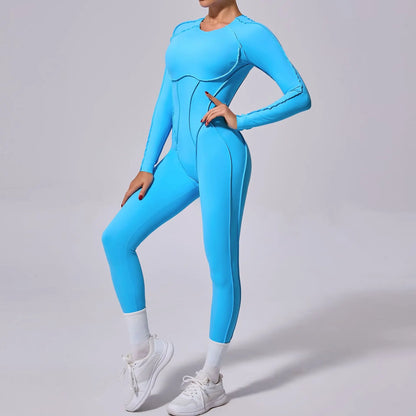 LunaFit Backless Yoga Jumpsuit