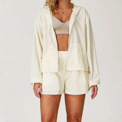 Outdoor UV-Resistant Quick-Dry Hooded Jacket