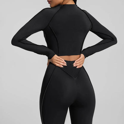 Chic Ruched Yoga Top with Breathable Quick-Dry Fabric