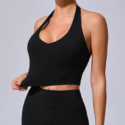 Padded Backless Sport Bra