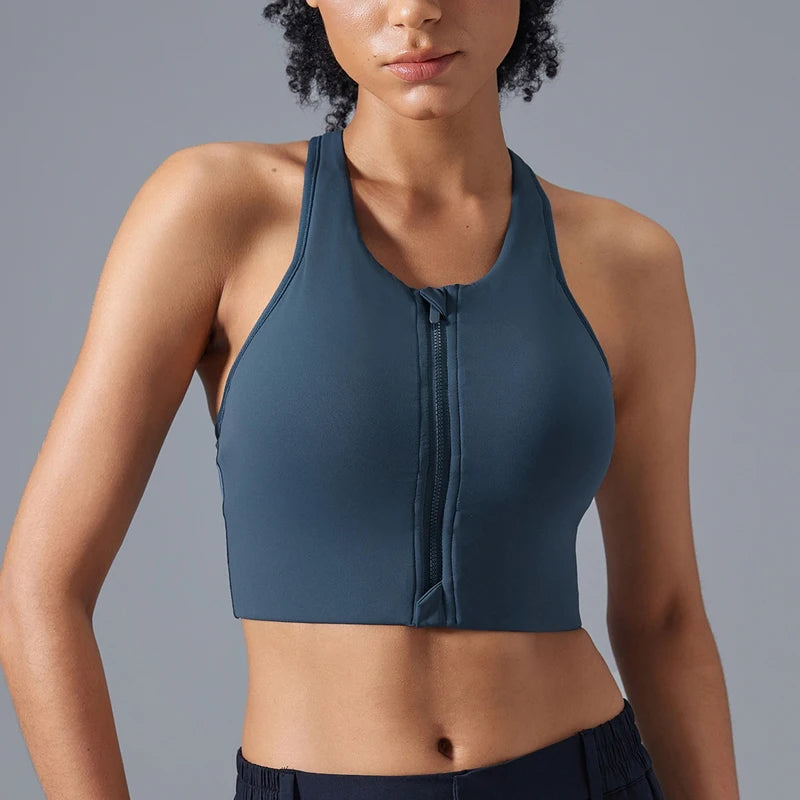 ZipFlex High-Impact Sports Bra