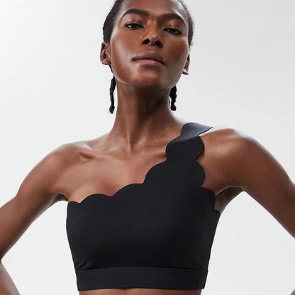 Sexy Single Strap Yoga Bra