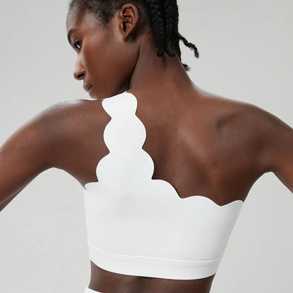 Sexy Single Strap Yoga Bra