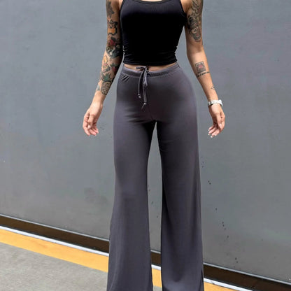 High-waisted booty-enhancing yoga pants