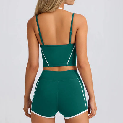 ChicFlex Set – Suspender Bra Top & Contour Shorts