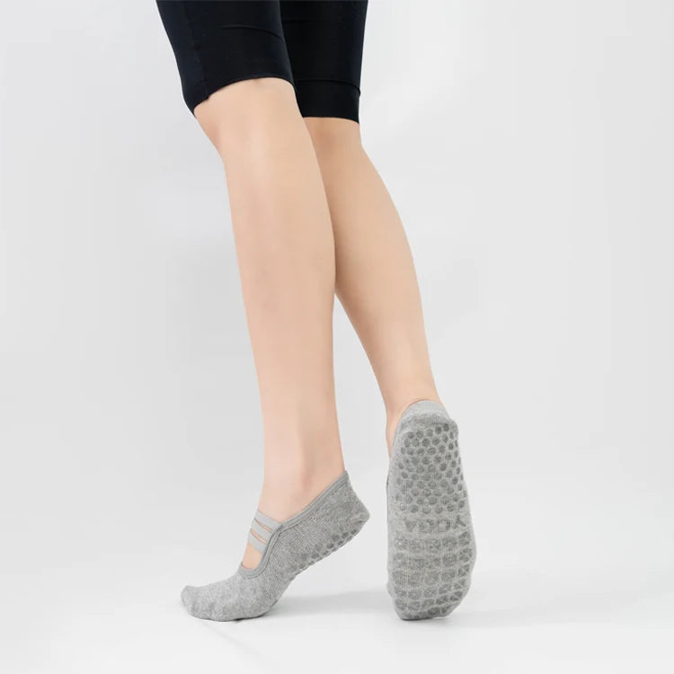FlexBand Backless Yoga Socks (3 Pairs)