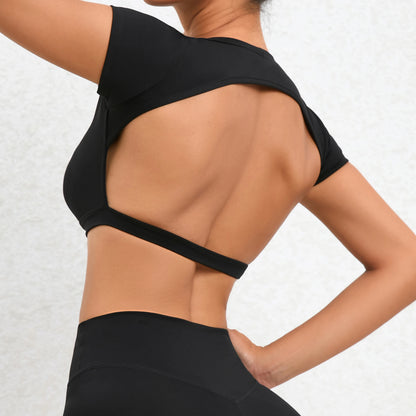 Open-Back Gym Top