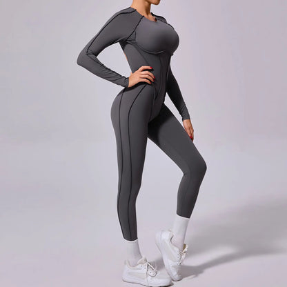 LunaFit Backless Yoga Jumpsuit