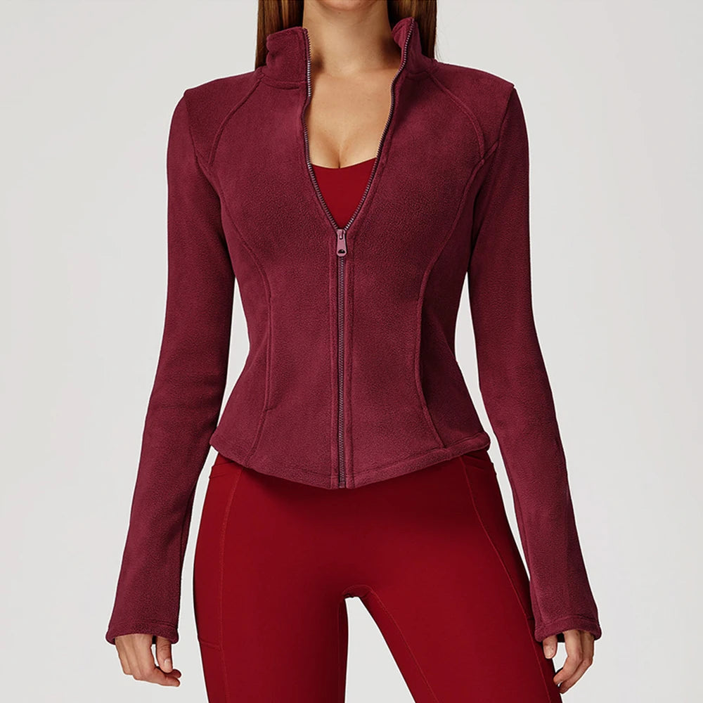 CozyFleece Warm Yoga Jacket