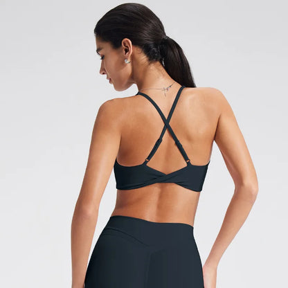 Back Cross High Support Sports Bra