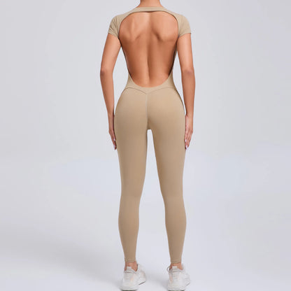 FlowSculpt Bodysuit – Yoga, Fitness & Cycling Ready