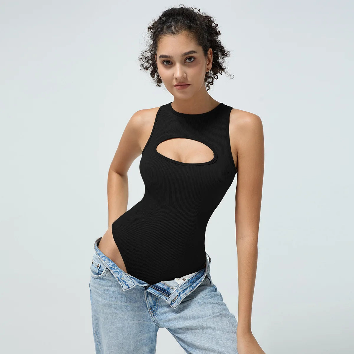 RibSculpt Seamless Yoga Jumpsuit