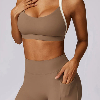 Push-Up Sports Bra – Yoga & Gym Top