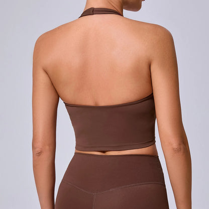 Padded Backless Sport Bra