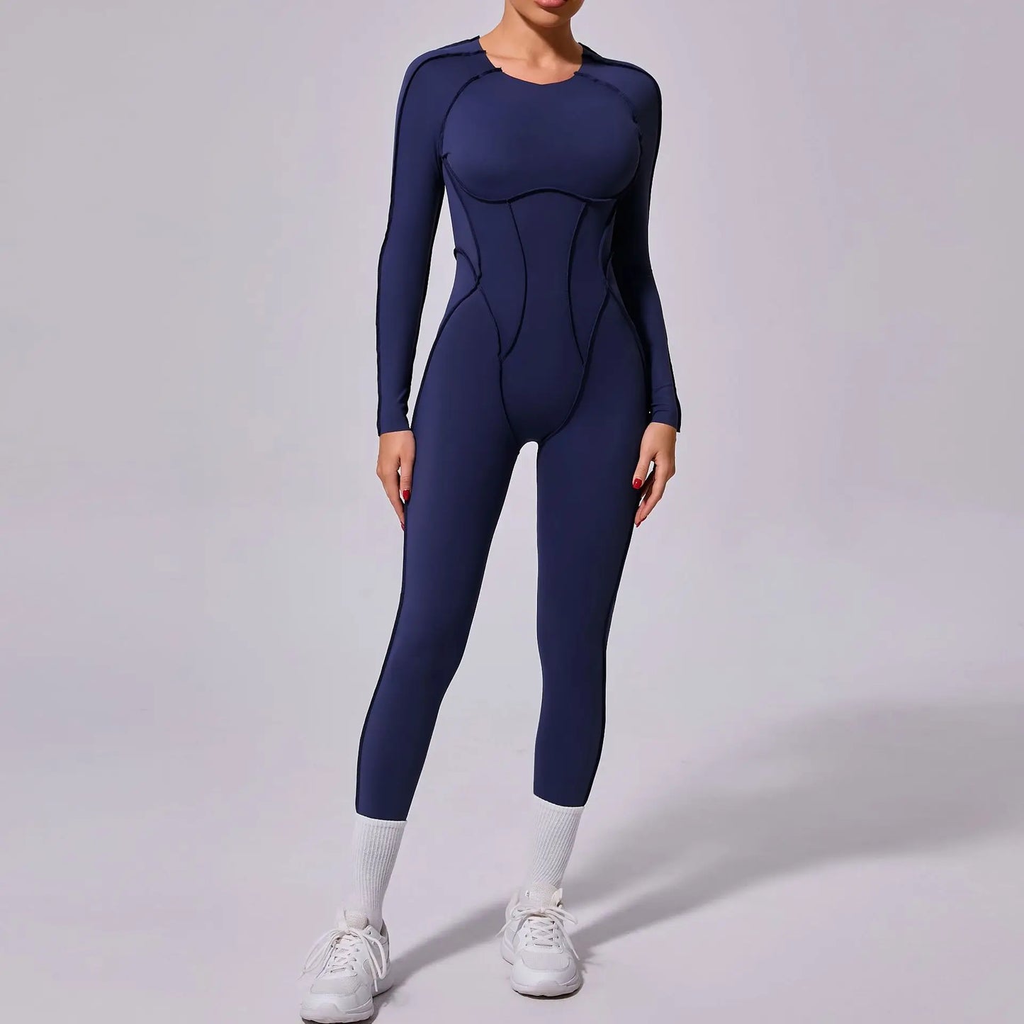 LunaFit Backless Yoga Jumpsuit