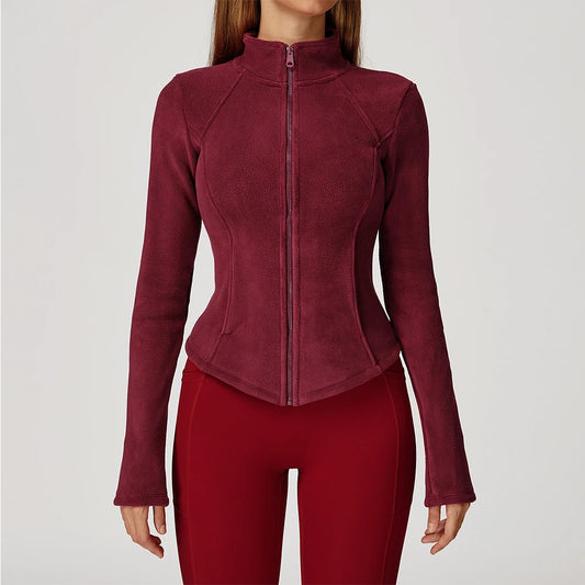 CozyFleece Warm Yoga Jacket