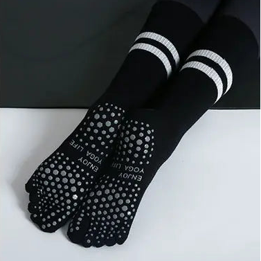 GripFit Five-Toe Yoga Socks
