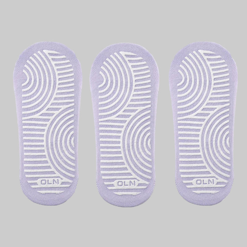 ZenStep Cotton Anti-Slip Yoga Socks (3 Pairs)