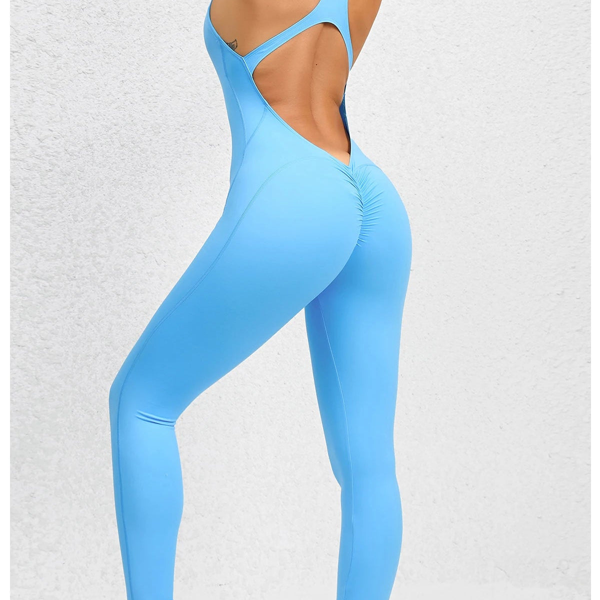 Women’s Zipper Padded Yoga Romper