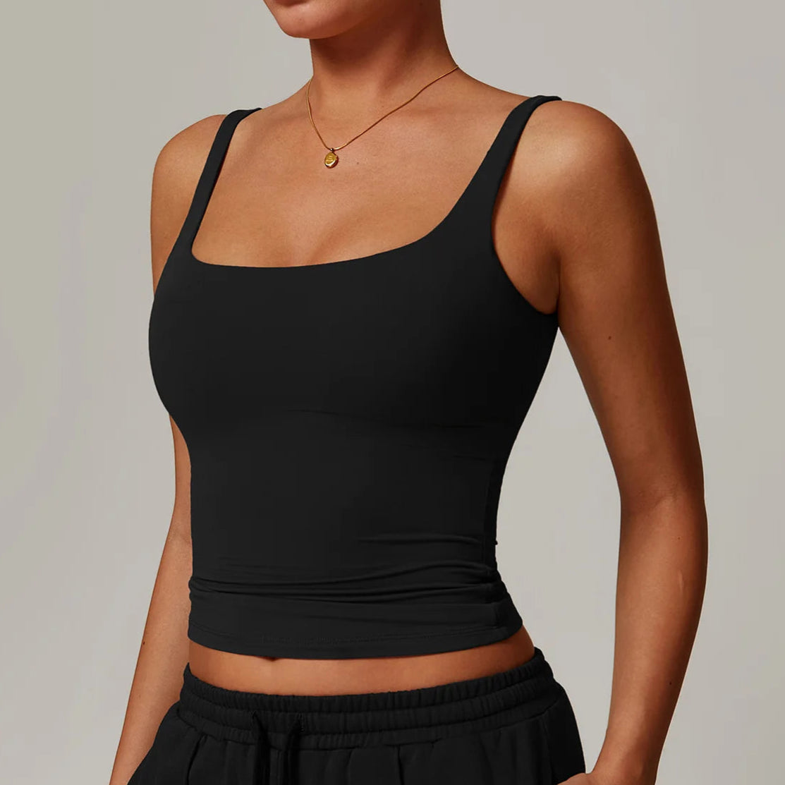 Crop Top Quick-Dry Fitness Shirt