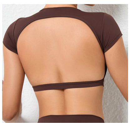 Open-Back Gym Top