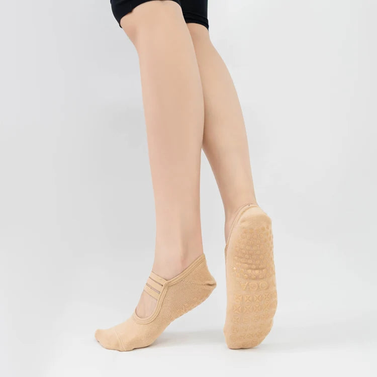 FlexBand Backless Yoga Socks (3 Pairs)