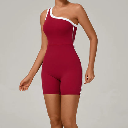 MonoFlex One-Shoulder Tennis Jumpsuit