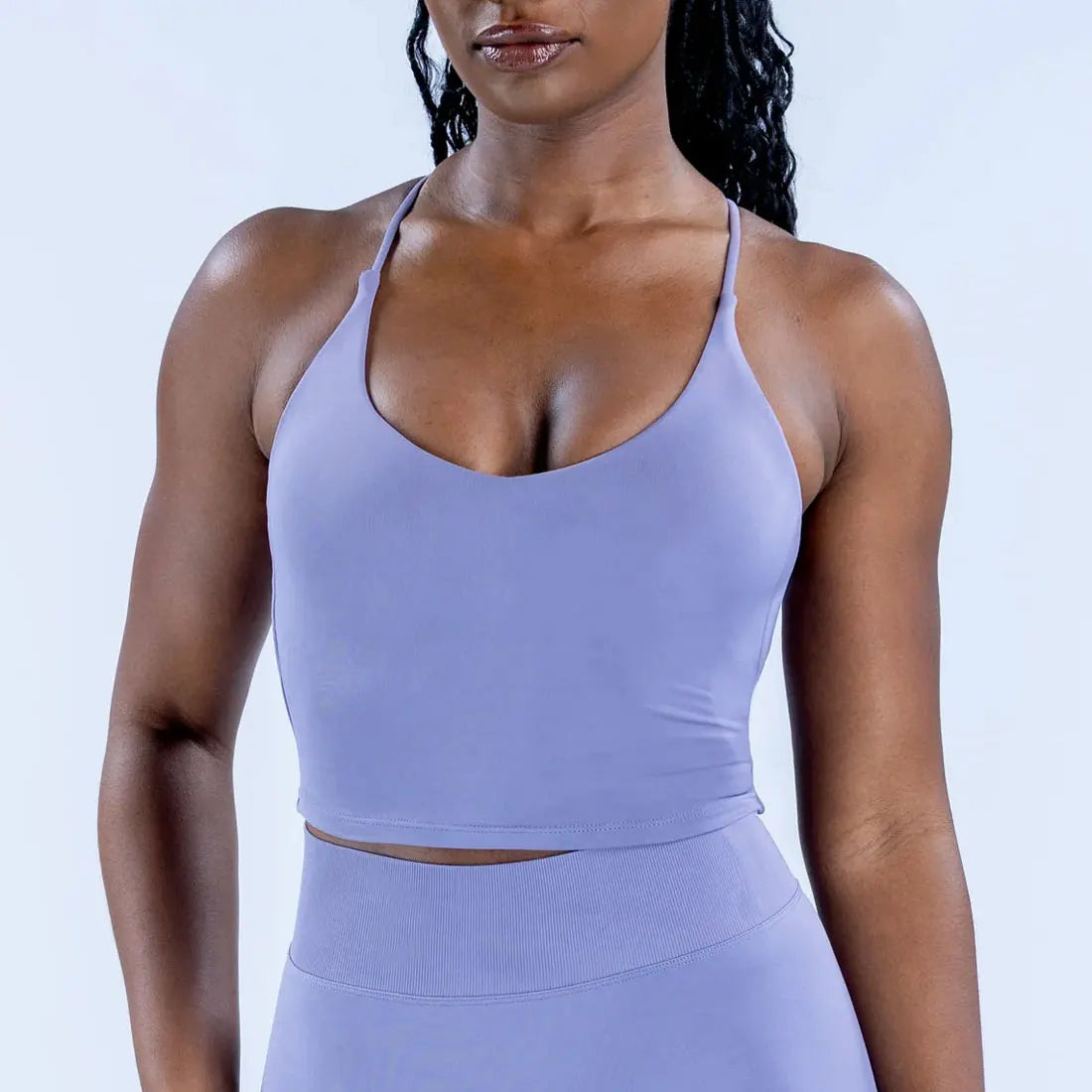 Strappy Back Cross Sports Bra