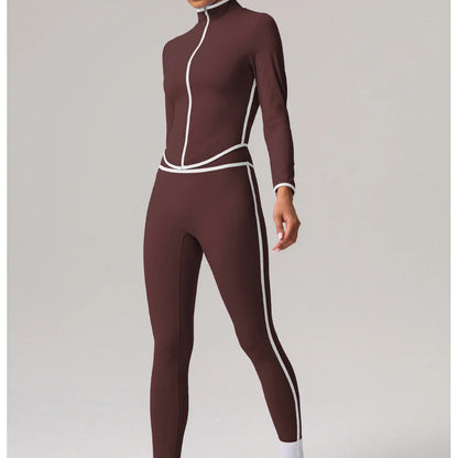 3 Piece Yoga Training Leggings and Coat