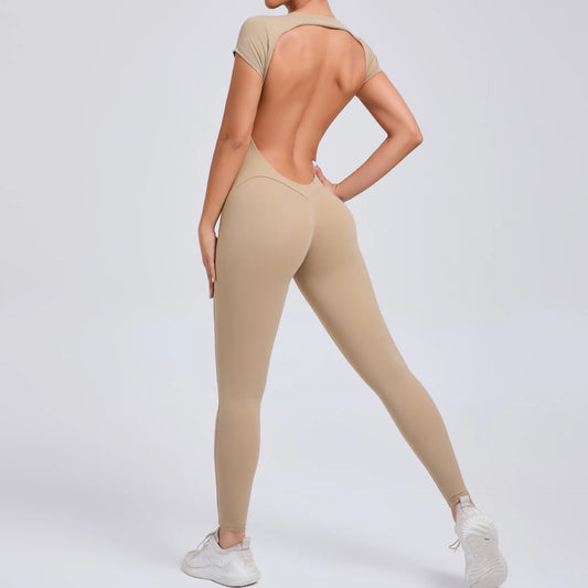FlowSculpt Bodysuit – Yoga, Fitness & Cycling Ready