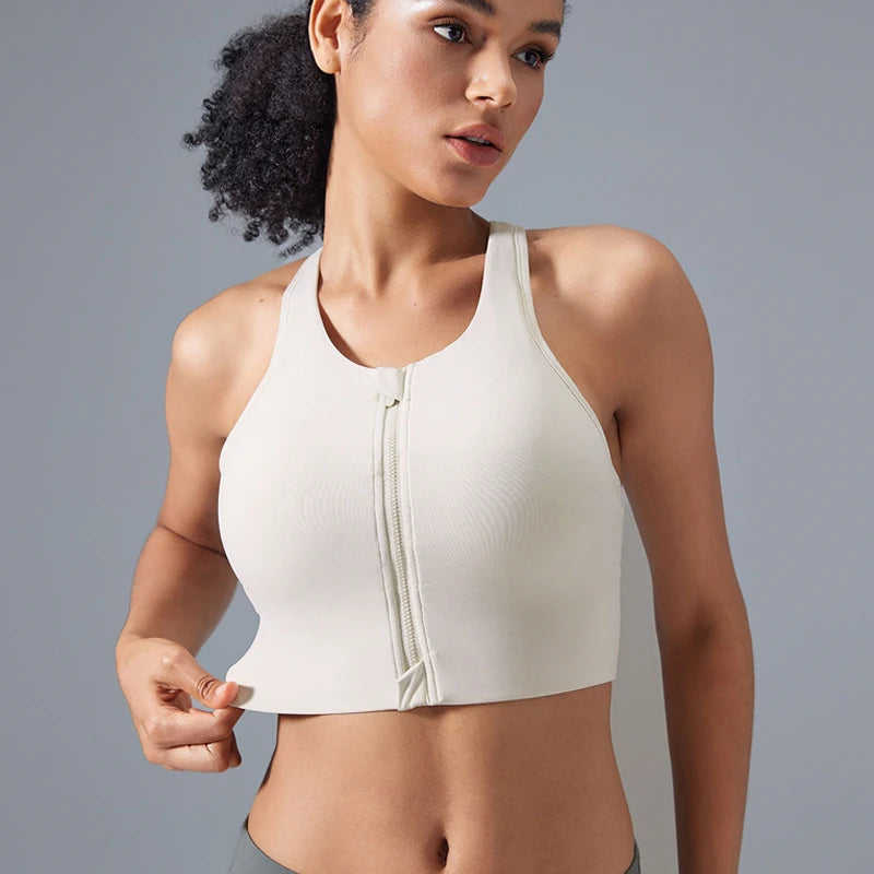 ZipFlex High-Impact Sports Bra