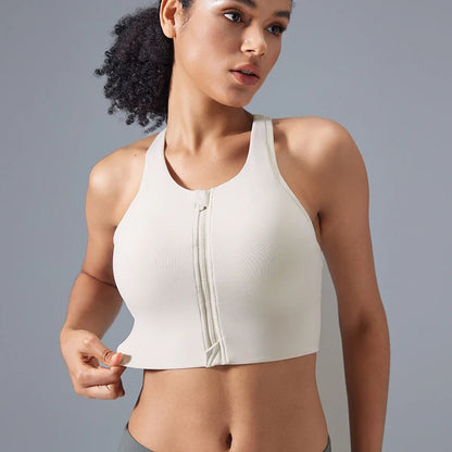 ZipFlex High-Impact Sports Bra