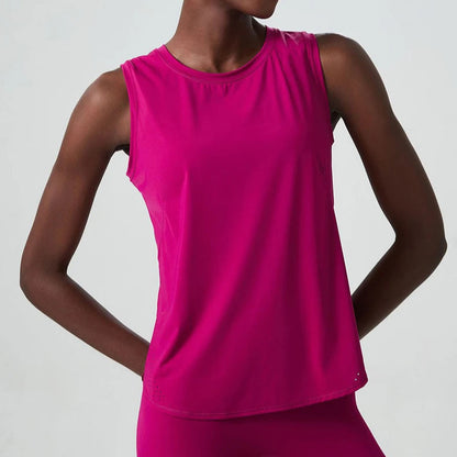 Sleeveless Quick-Dry Yoga Loose Tank top