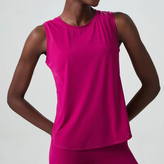 Sleeveless Quick-Dry Yoga Loose Tank top