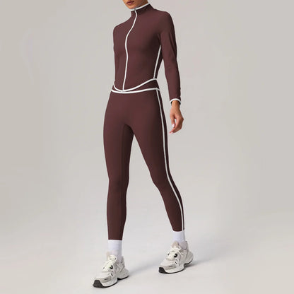 3 Piece Yoga Training Leggings and Coat