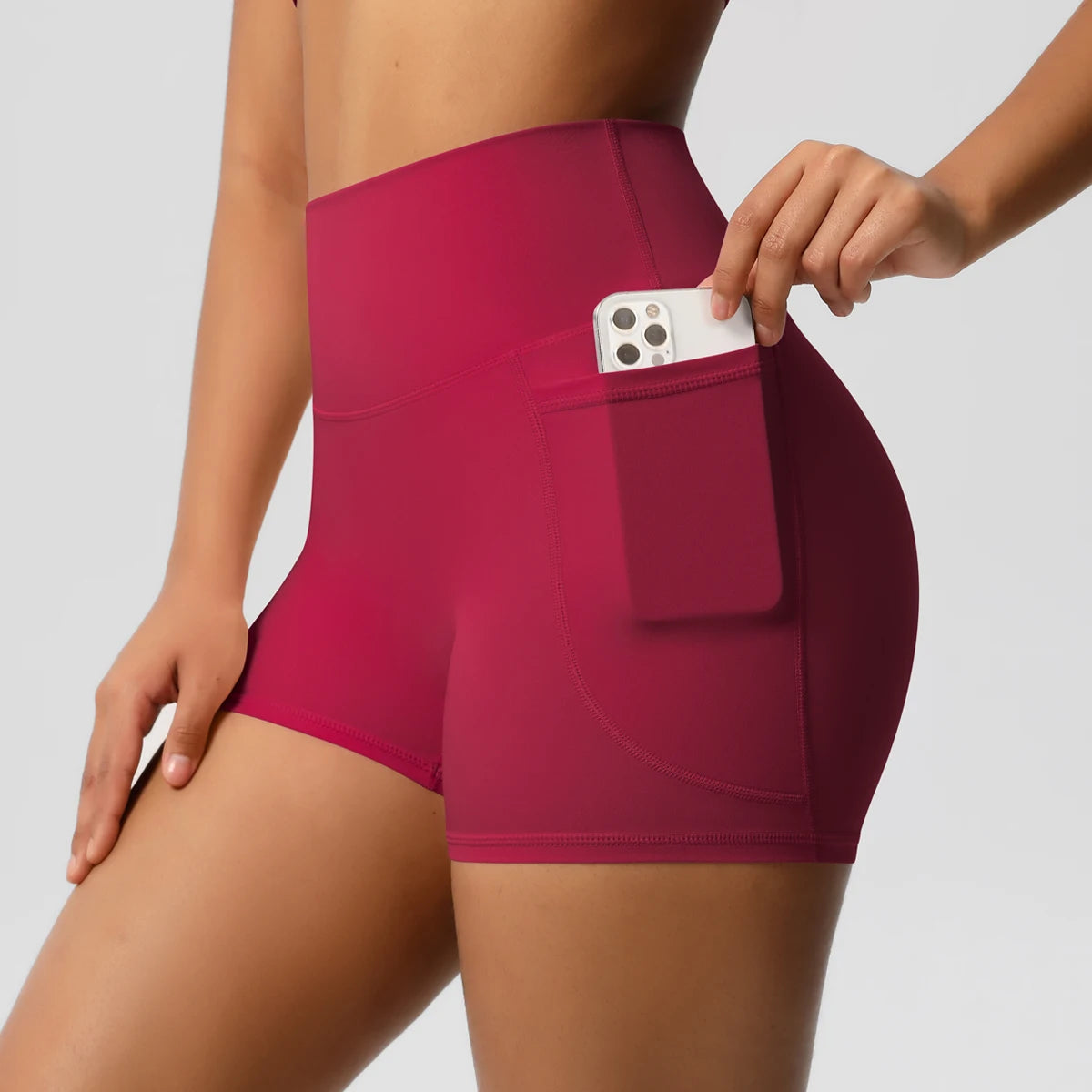 Athletic Shorts with Pockets