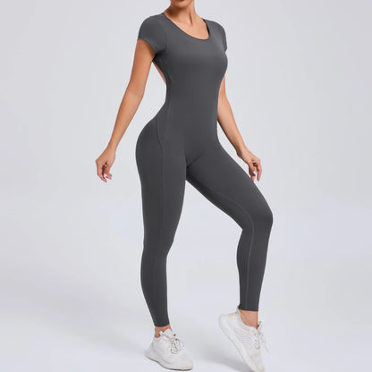 FlowSculpt Bodysuit – Yoga, Fitness & Cycling Ready