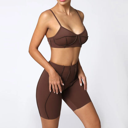 Push-Up Bra & Leggings Yoga Set