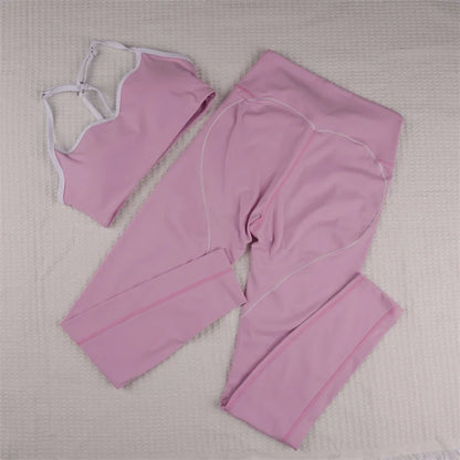 PowerFit Contrast Yoga Set