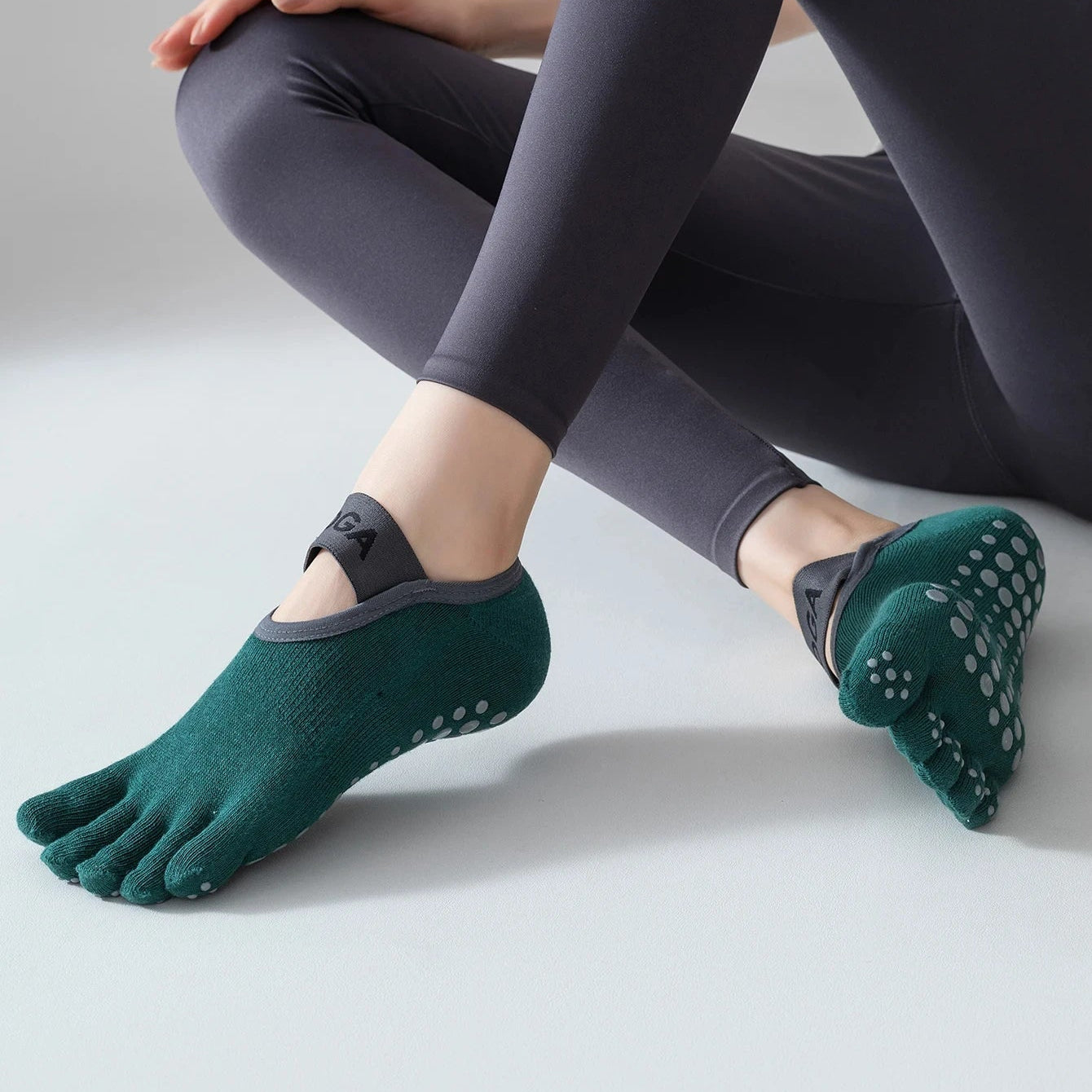 ToeGrip Anti-Slip Pilates Socks
